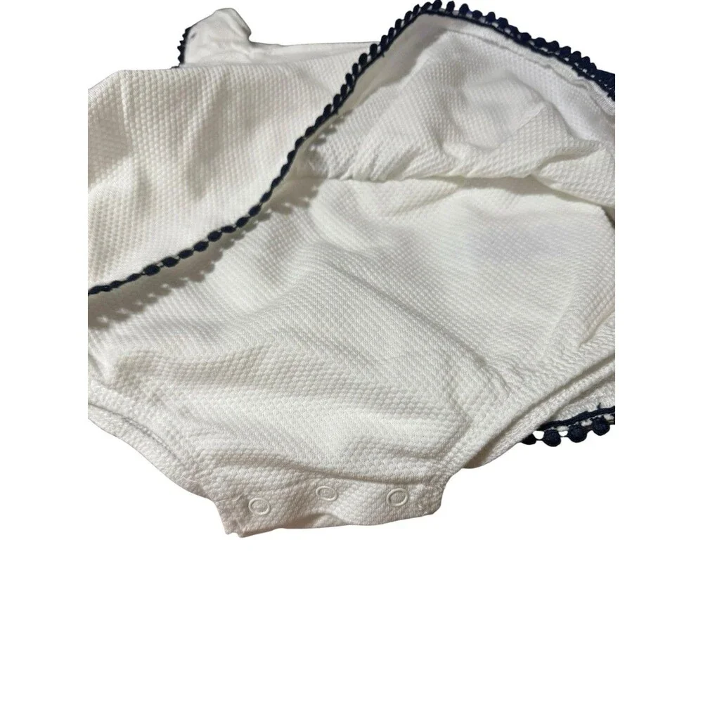 Tommy Hilfiger Infant 12 Mths. NWT Dress And Headband White And Navy